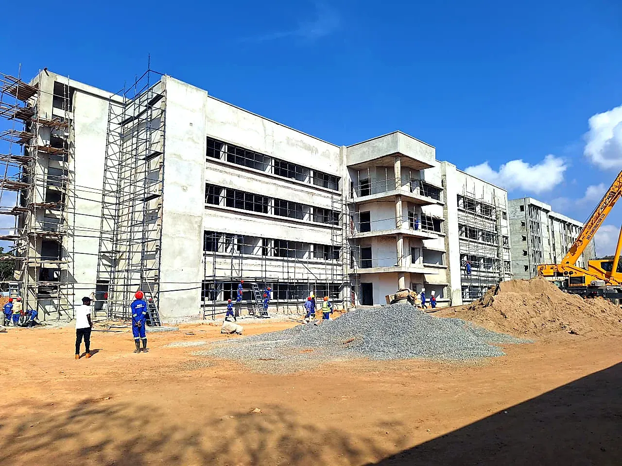 Commercial project site exterior