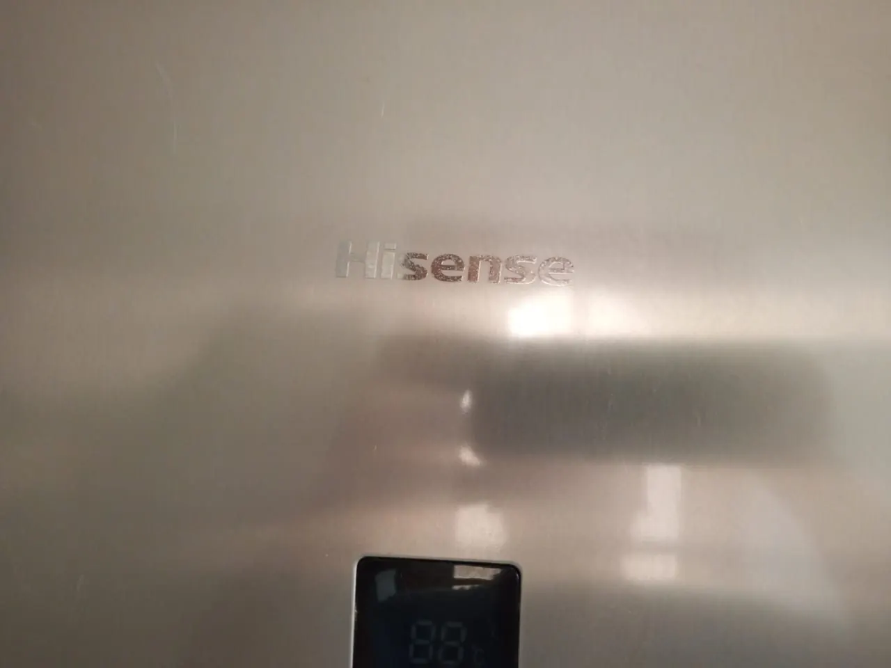 Refrigerator being serviced